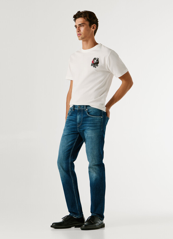 CASH - STRAIGHT FIT MID-RISE JEANS