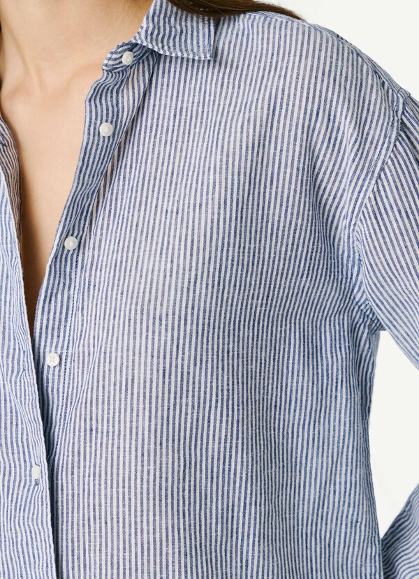 RELAXED FIT STRIPED SHIRT
