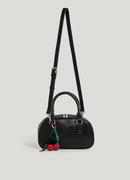 LEATHER EFFECT BOWLING BAG