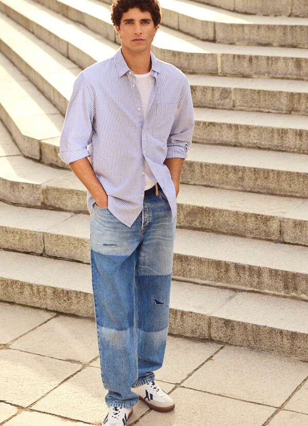 LOW-RISE LOOSE FIT JEANS - HELIX