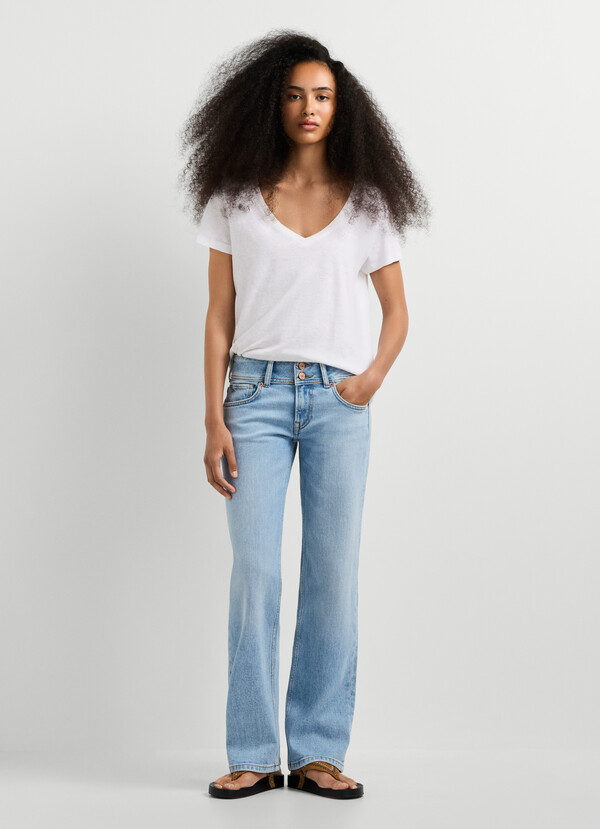 LOW-RISE STRAIGHT FIT JEANS - VENUS