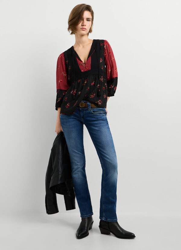 VENUS - LOW-RISE SLIM FIT JEANS