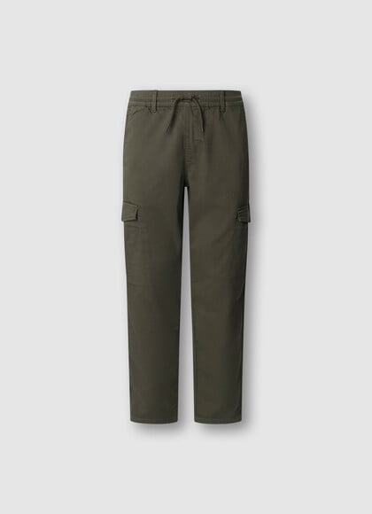 SLIM FIT CARGO TROUSERS