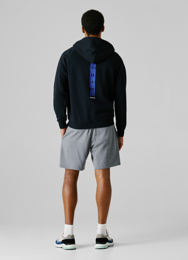 RELAXED FIT ZIP SWEATSHIRT