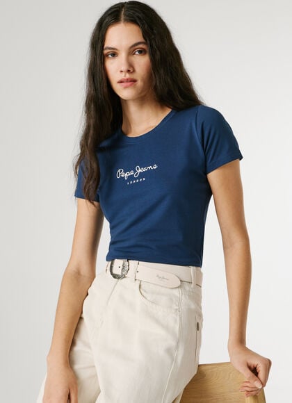 SLIM FIT LOGO PRINT T-SHIRT