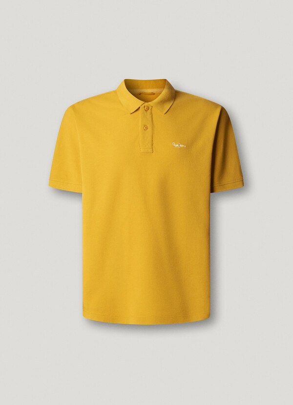 GARMENT DYED PIQUE POLO SHIRT