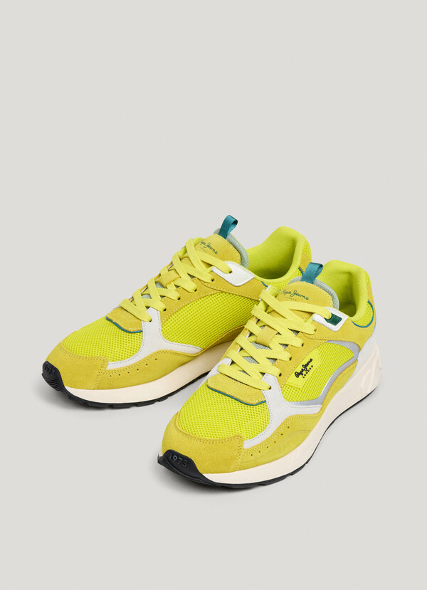 MARLON - TRAINERS WITH SUEDE DETAILS 