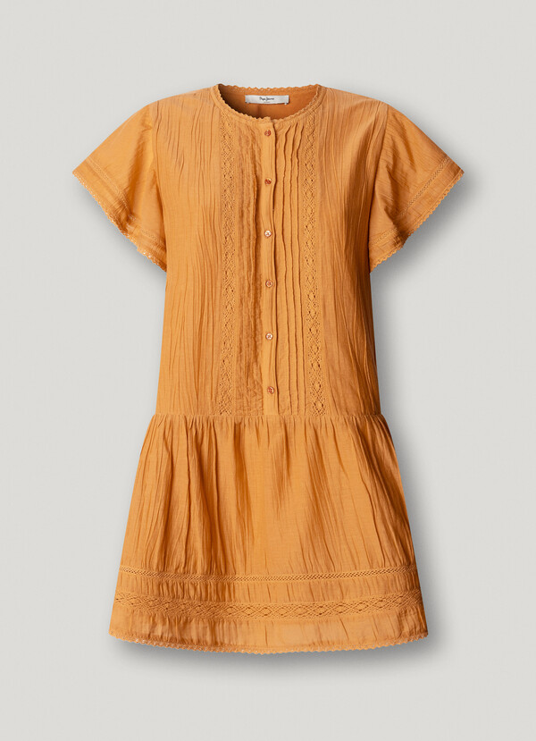 SHORT DRESS WITH LACE