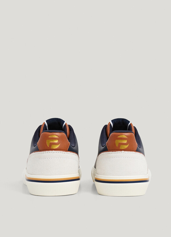 KENTON - CLASSIC TRAINERS WITH SUEDE DETAILS 