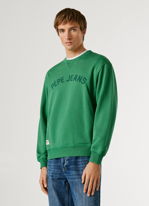 CREW NECK LOGO SWEATSHIRT