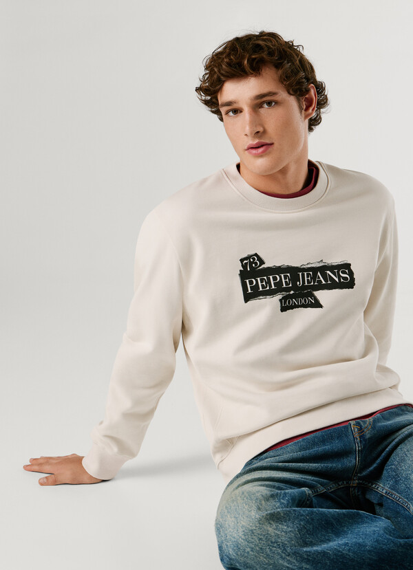 REGULAR FIT CREW NECK SWEATSHIRT
