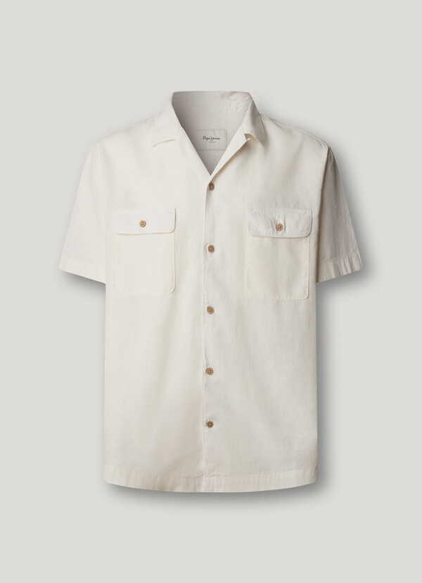 SHIRT WITH CUBAN COLLAR