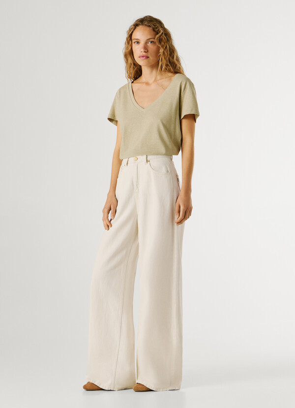 HIGH-RISE WIDE FIT JEANS - JAIMY