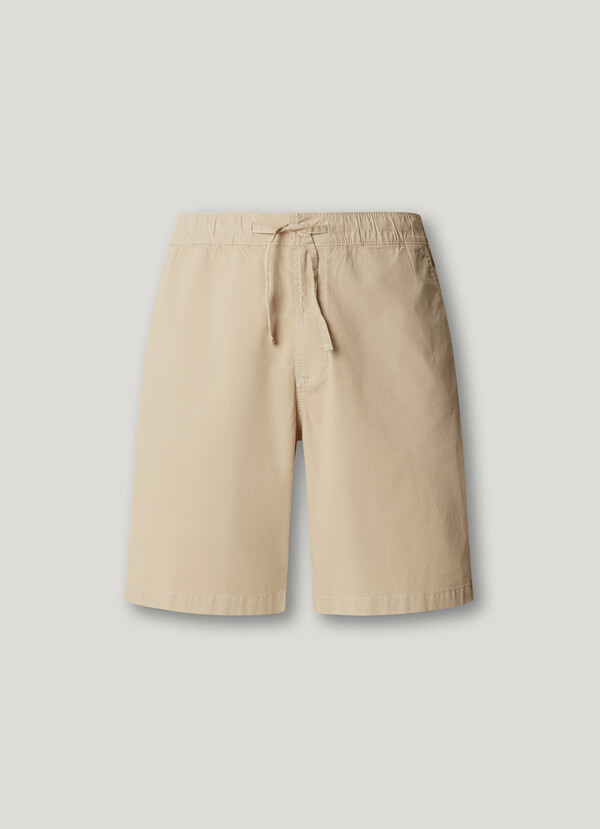 RELAXED FIT POPLIN SHORTS