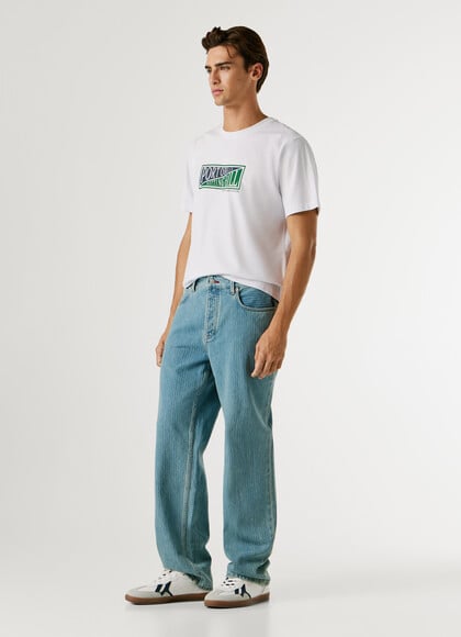 LOOSE FIT MID-RISE JEANS - HELIX
