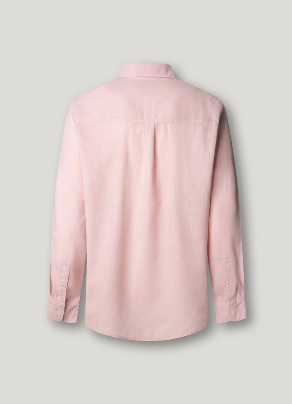 REGULAR FIT GARMENT DYED SHIRT