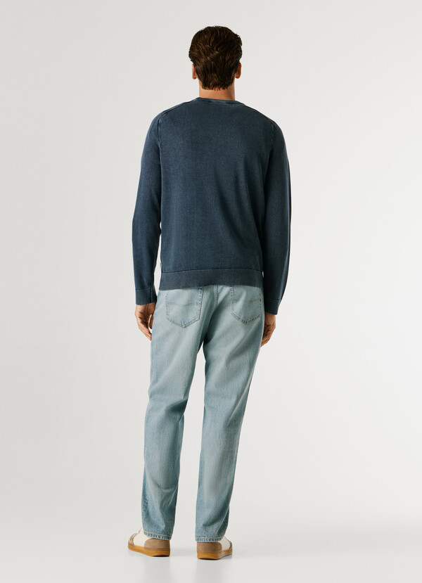 CREW NECK PIQU&Eacute; JUMPER