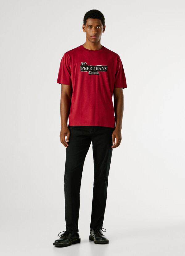 REGULAR FIT LOGO PRINT T-SHIRT