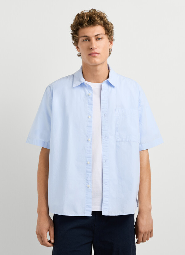 CASUAL FIT POPLIN SHIRT