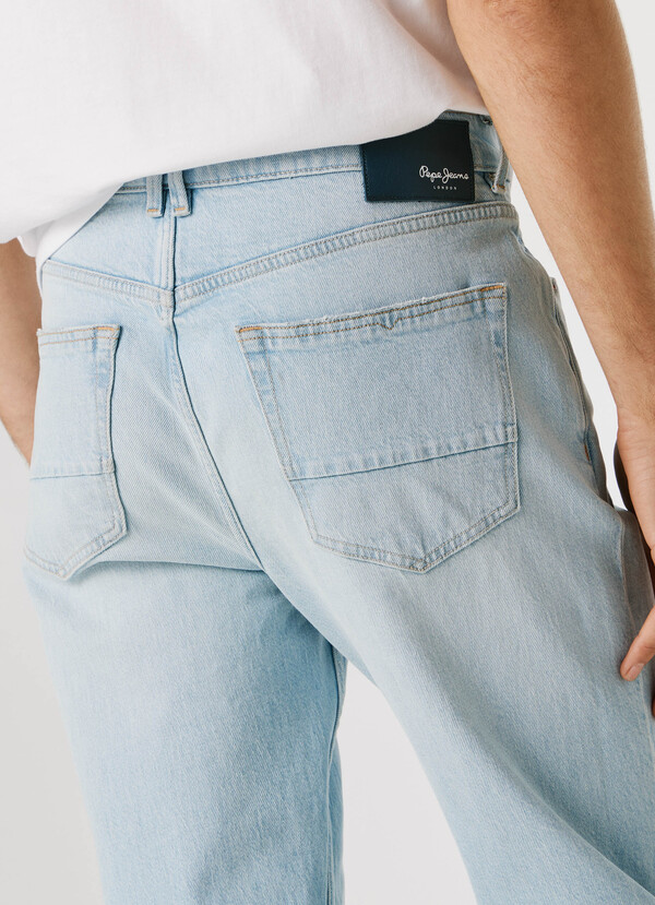 STRAIGHT FIT MID-RISE JEANS - BYRON