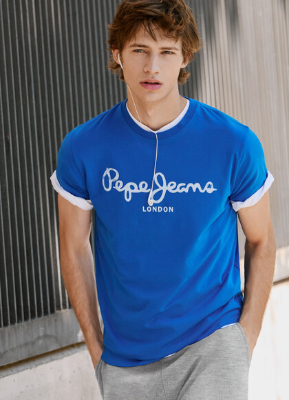 SLIM FIT LOGO PRINT T-SHIRT