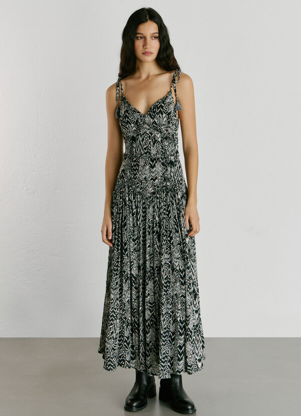STRAP MAXI DRESS