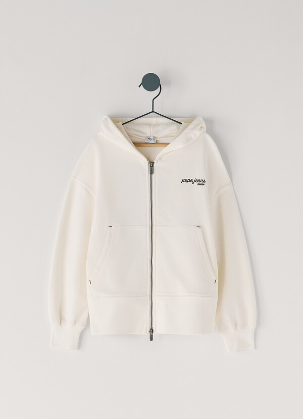 RELAXED FIT FULL ZIP HOODIE