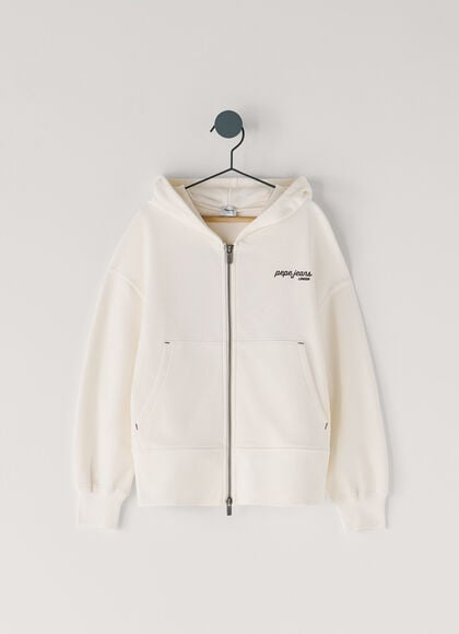 RELAXED FIT FULL ZIP HOODIE