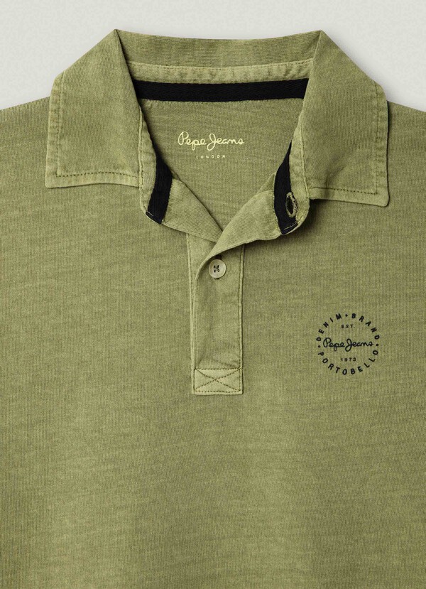 GARMENT DYED REGULAR FIT POLO