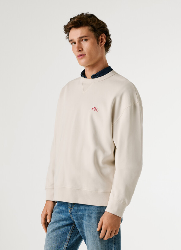 RELAXED FIT CREW NECK SWEATSHIRT