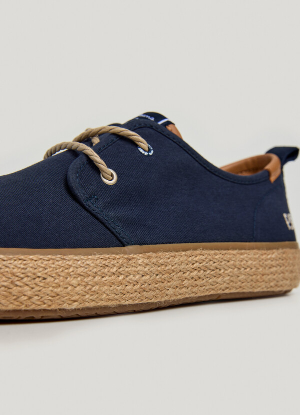 BLUCHER SHOES WITH JUTE DETAILS