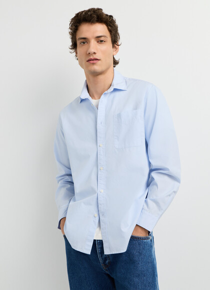 REGULAR FIT POPLIN SHIRT