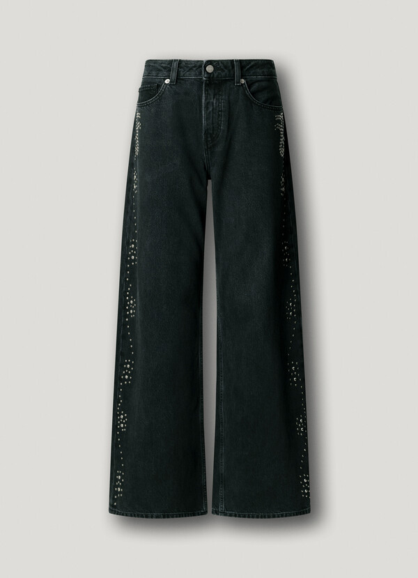 MID-RISE WIDE FIT JEANS - LINA