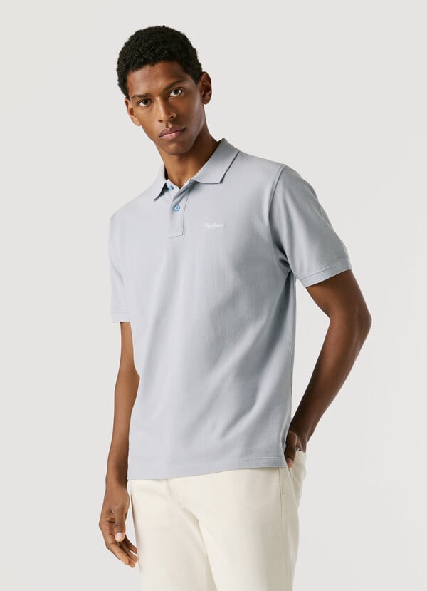 GARMENT DYED PIQUE POLO SHIRT