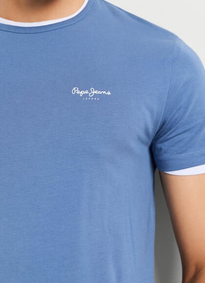 SLIM FIT LOGO PRINT T-SHIRT