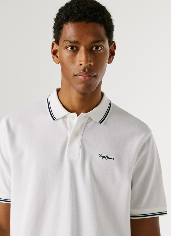 REGULAR FIT PIQU&Eacute; POLO