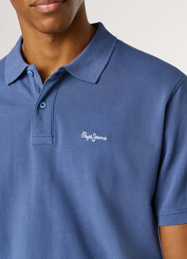 GARMENT DYED PIQUE POLO SHIRT