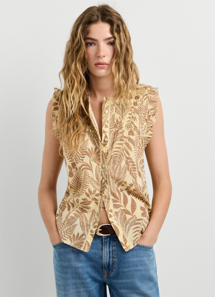 FLORAL PRINT BLOUSE