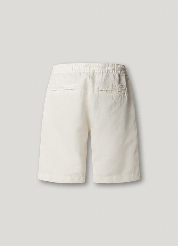 RELAXED FIT LINEN SHORTS
