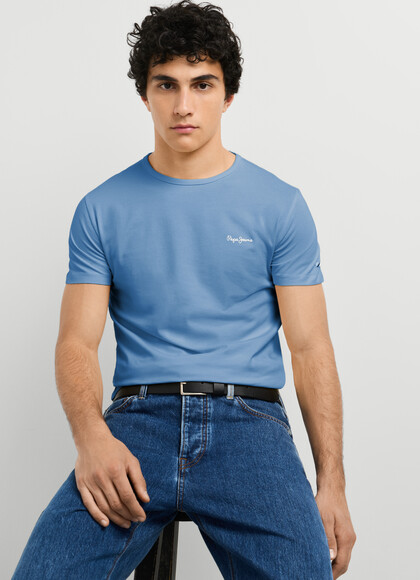 SLIM FIT LOGO PRINT T-SHIRT
