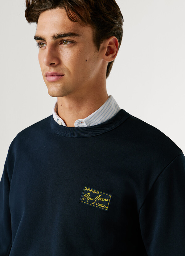 CREW NECK LOGO SWEATSHIRT