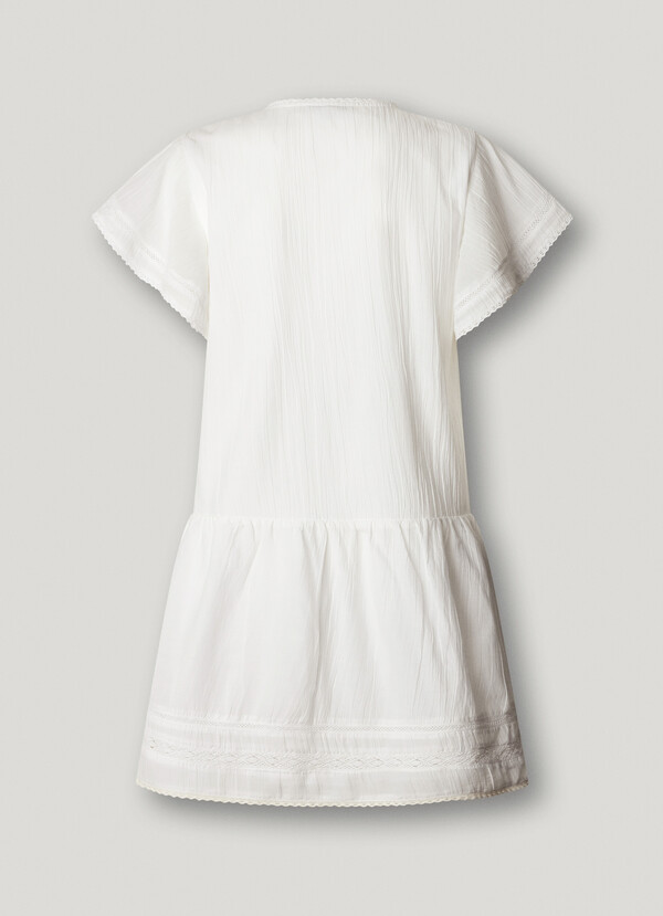 SHORT DRESS WITH LACE