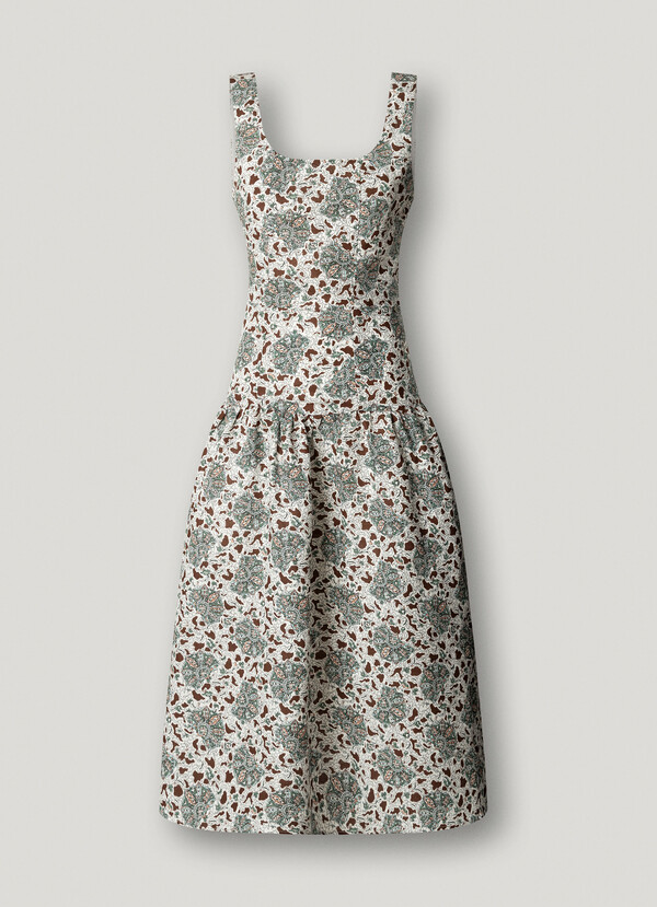 FLORAL PRINT MAXI DRESS