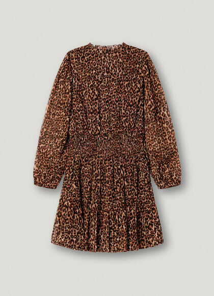 ANIMAL PRINT MINI DRESS