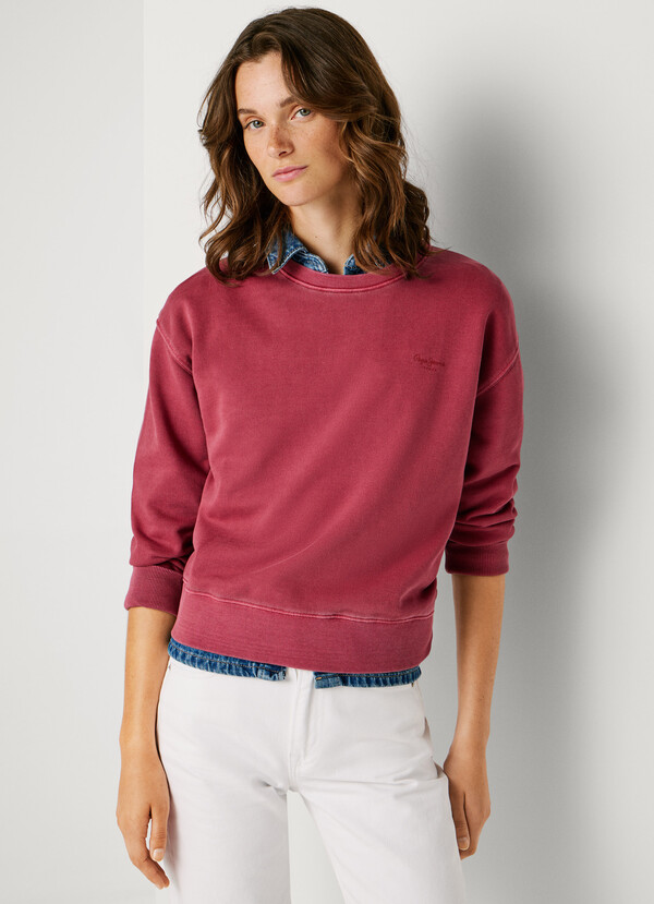 CREW NECK LOGO SWEATSHIRT