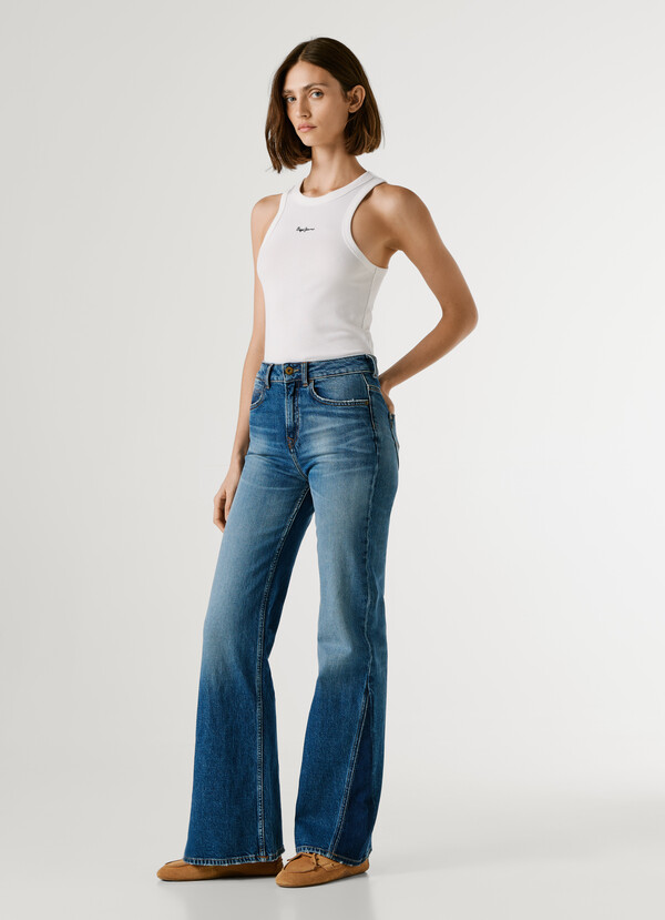 HIGH-RISE FLARE FIT JEANS - WILLA