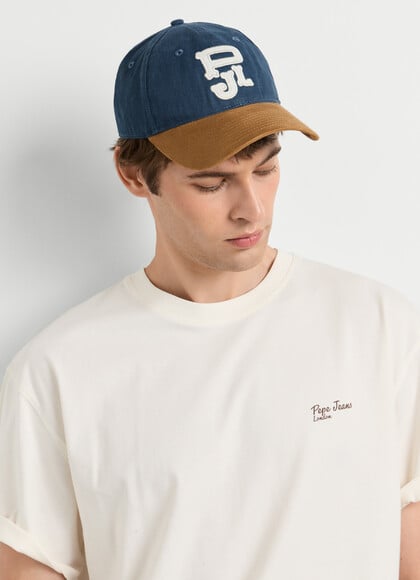EMBROIDERED LOGO TWILL CAP