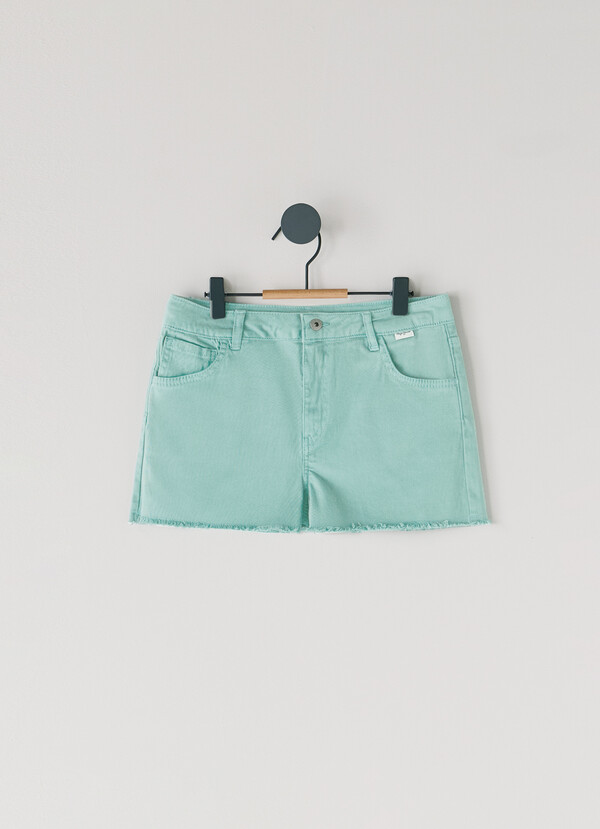 GARMENT DYED TWILL SHORTS