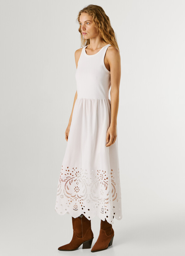 OPENWORK DETAIL MAXI DRESS