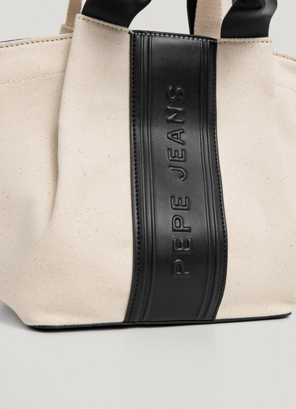SHOPPER BAG WITH EMBOSSED LOGO